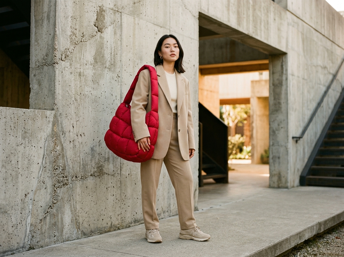SLYOUR Star Bag in Crimson